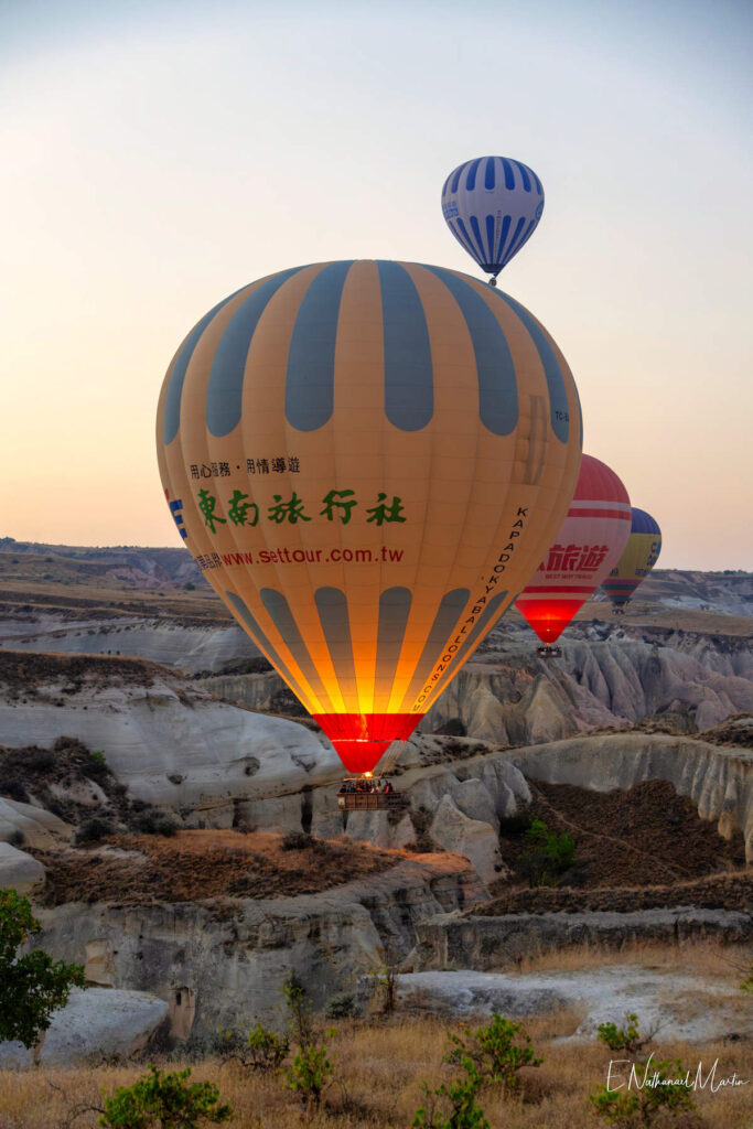 cappadocia hotair balloons
